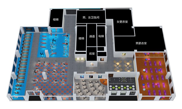 1500平方健身房配置方案-广西多宝电竞体育健身器材有限公司 1500平方健身房配置方案-广西多宝电竞体育健身器材有限公司
