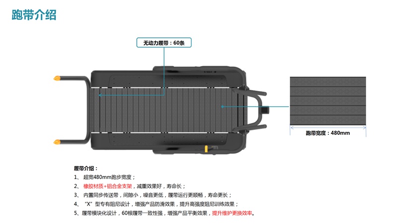 多宝电竞SH-T901Z无动力跑步机-广西多宝电竞体育健身器材有限公司